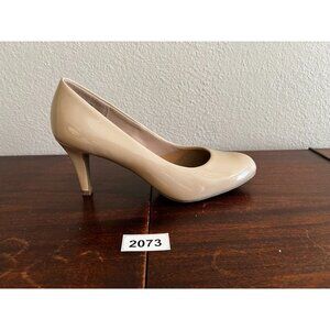Comfort Plus by Predictions Pump Heel Womens Size 7.5 Classic Nude Karmen Patent